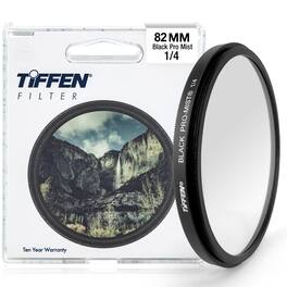 Tiffen - 82mm Black Pro-Mist 1/4 Filter|Cinematic Effect Filter for Photography/Video