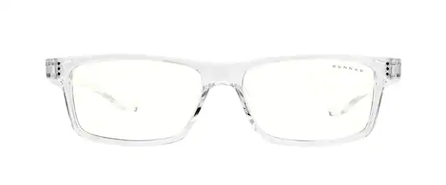 Front. GUNNAR - GUNNAR Gaming Glasses - Cruz Kids Large, Crystal, Clear Neutral Lens - Blue Light Blocking, Relieve Dry Eye - Crystal.