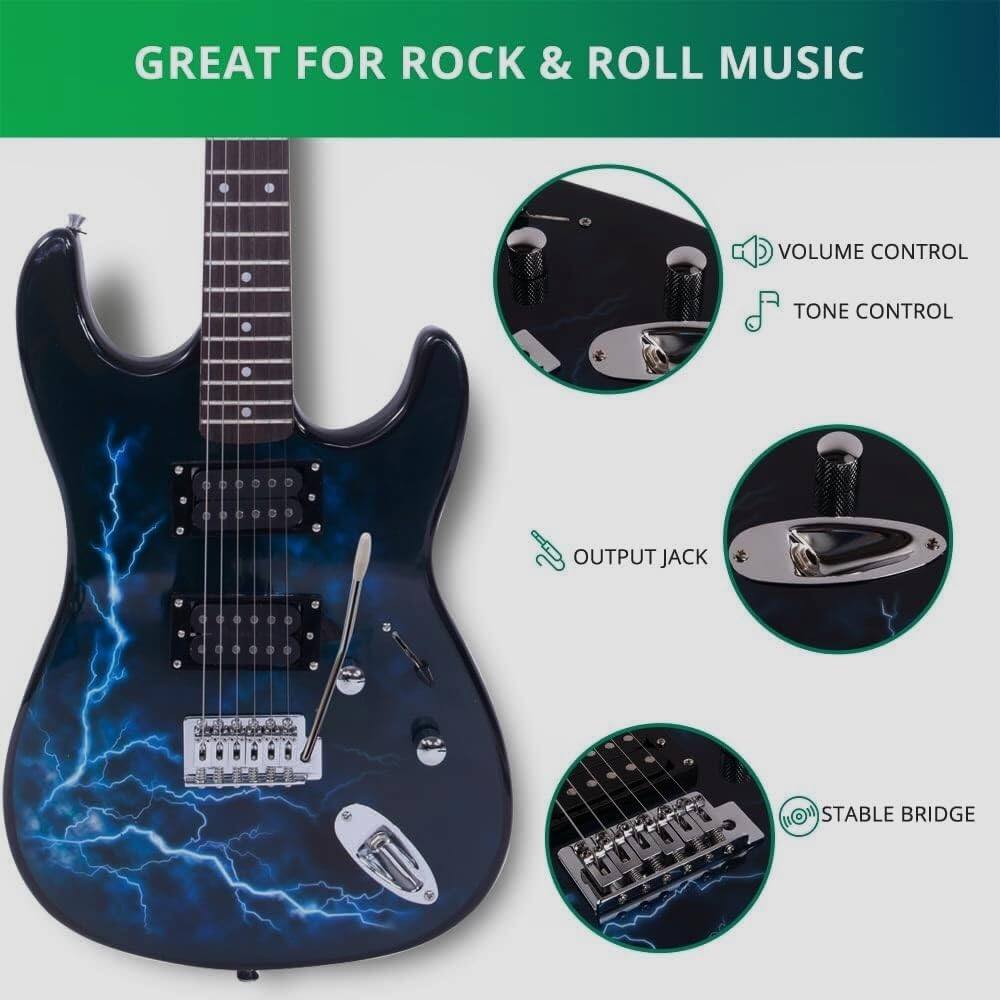 GREAT FOR ROCK & ROLL MUSIC  
VOLUME CONTROL  
TONE CONTROL  
OUTPUT JACK  
STABLE BRIDGE