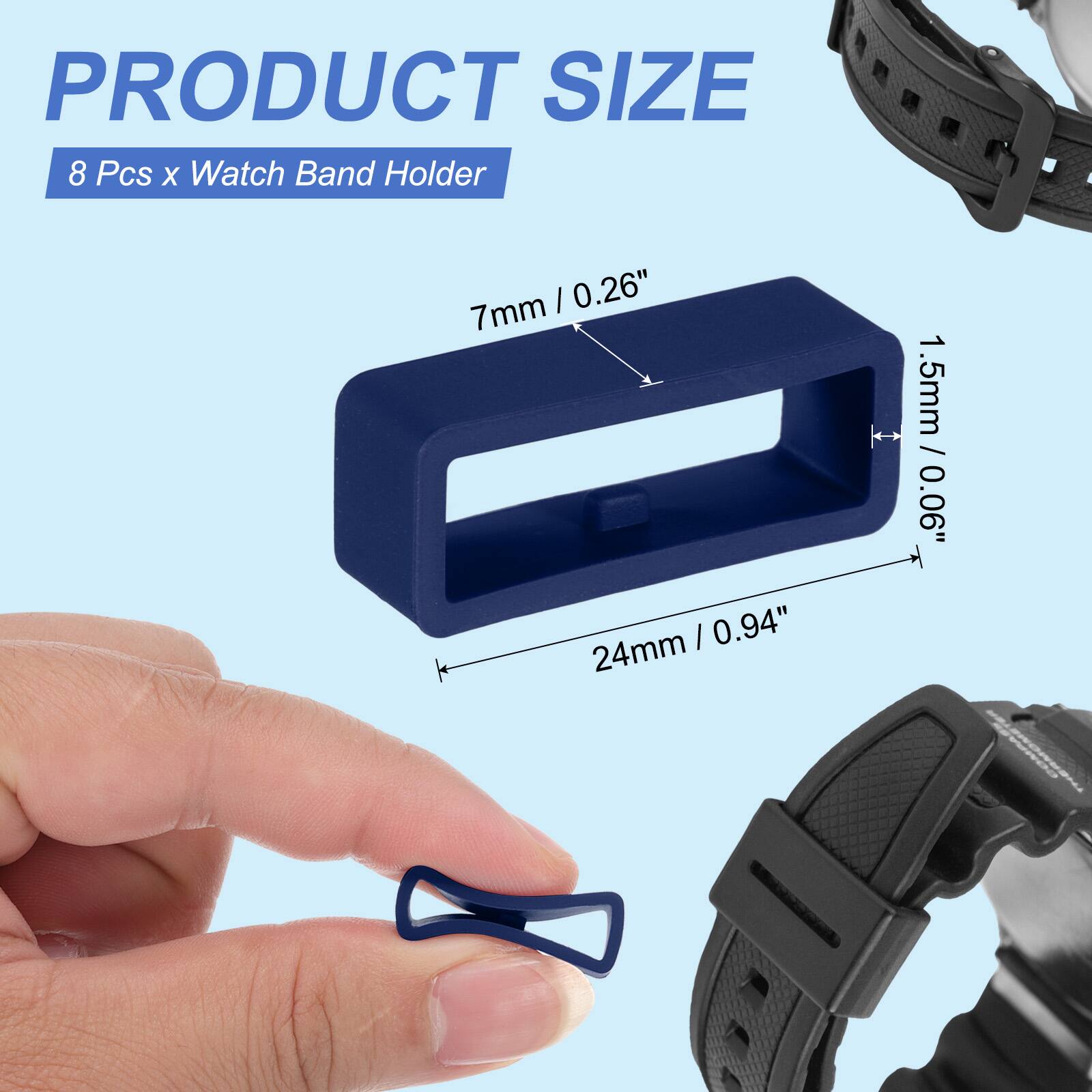PRODUCT SIZE  
8 Pcs x Watch Band Holder  
7mm / 0.26"  
24mm / 0.94"  
1.5mm / 0.06"