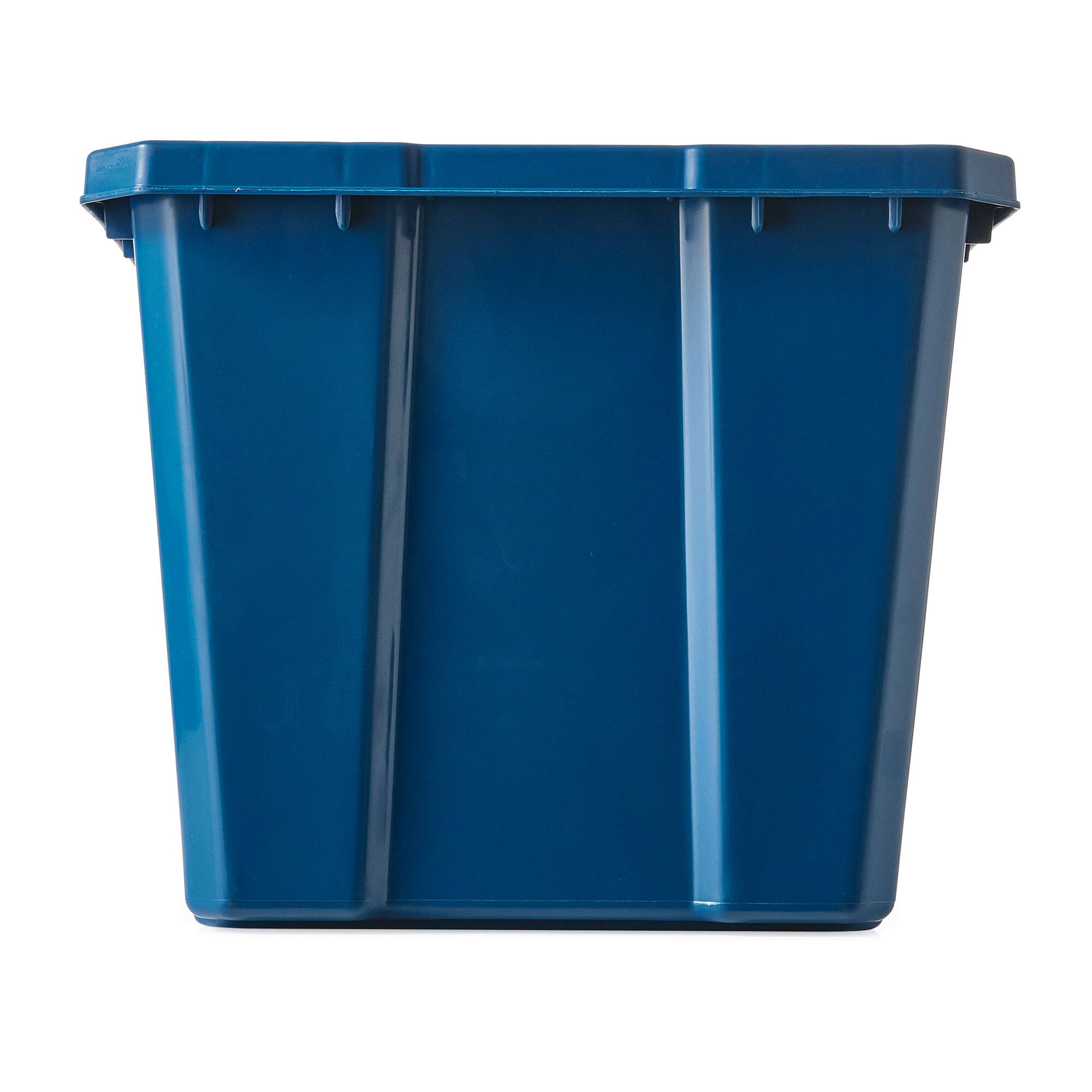 Alt View 8. Gracious Living - Gracious Living Medium Curbside Blue Box 17 Gallon Home Recycling Bin (12 Pack).
