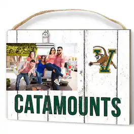 Jardine - Vermont Catamounts 8" x 10" Weathered Clip It Frame - White
