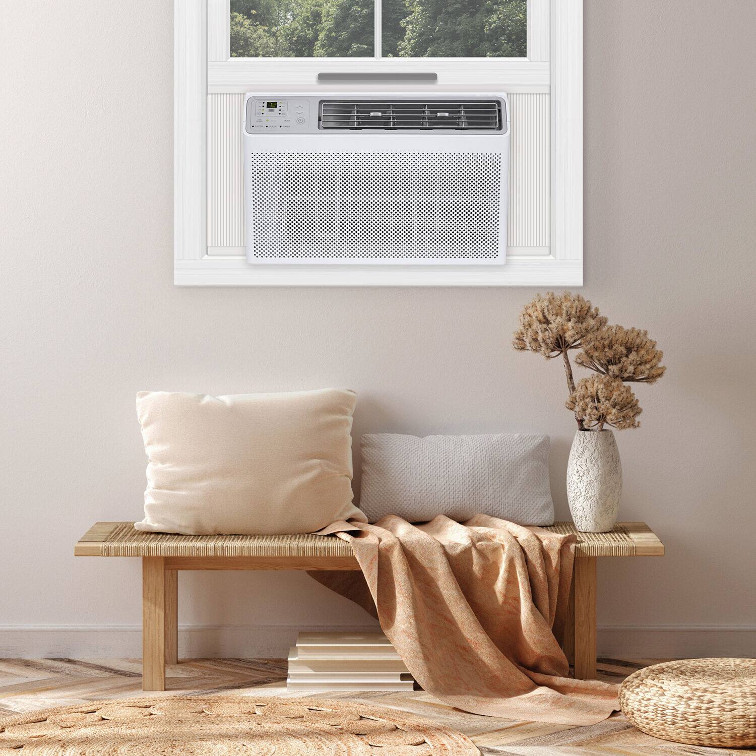 Alt View 18. TCL - 450 Sq. Ft. 10,000 BTU Smart Window Air Conditioner - White.