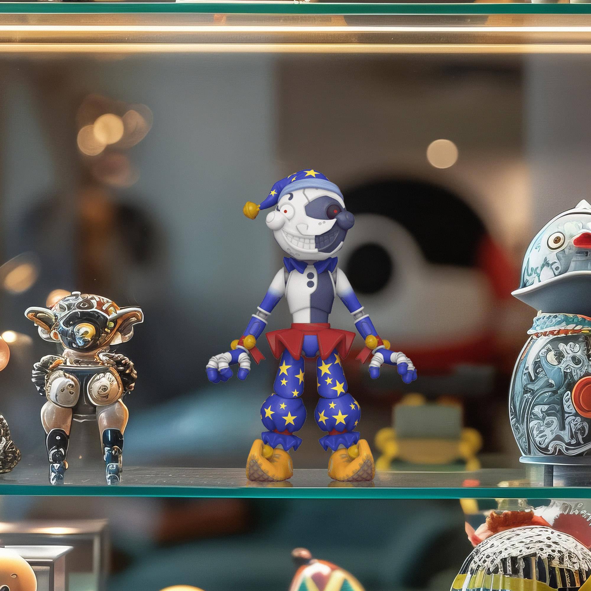 Alt View 3. Funko - Five Nights at Freddy's Security Breach 5 Inch Action Figure | Moon - Multi-Colored.