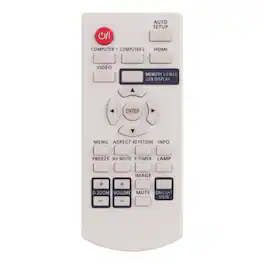 ZdalaMit - Replacement Remote N2QAYA000110 for Panasonic LCD Projector PT-LB280U PT-LB300U PT-LB303U PT-LB330U PT-LW280 - White