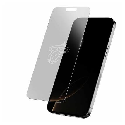 Front. Screen Skinz - Miami Heat iPhone Clear Screen Protector - 13 Pro Max/14 Plus - Multicolor.