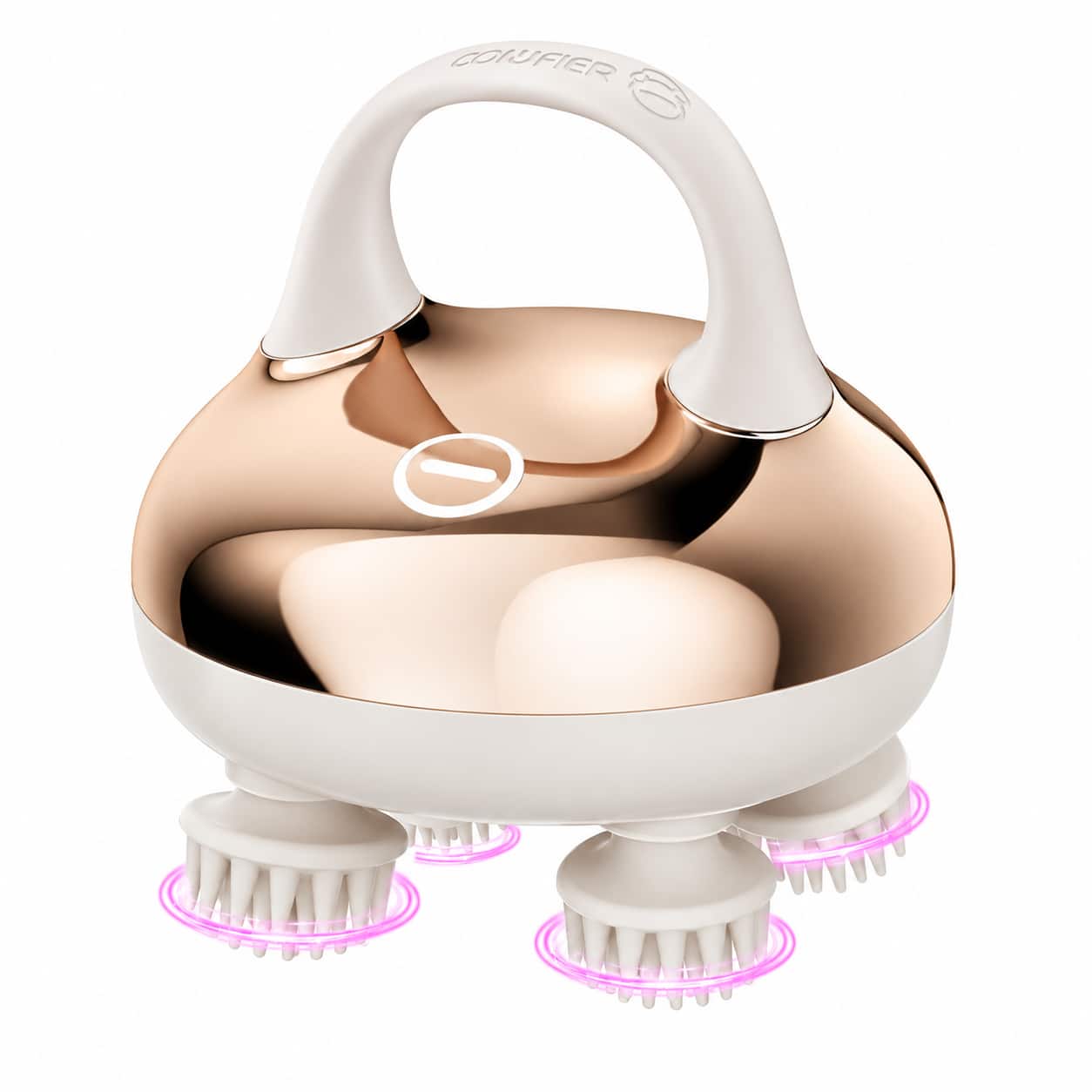Comfier - Cordless Scalp Massager with 3 kneading Modes & 8 Claws - Gold