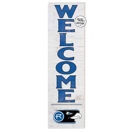 Jardine - Rockhurst Hawks 10'' x 35'' Indoor/Outdoor Welcome Sign - White