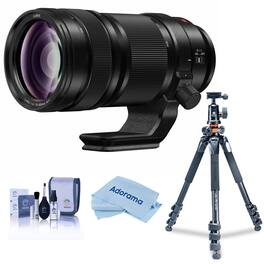 Bundle - Panasonic - LUMIX S PRO 70-200mm f/4 O.I.S. Lens for L Mount w/Takama Tripod
