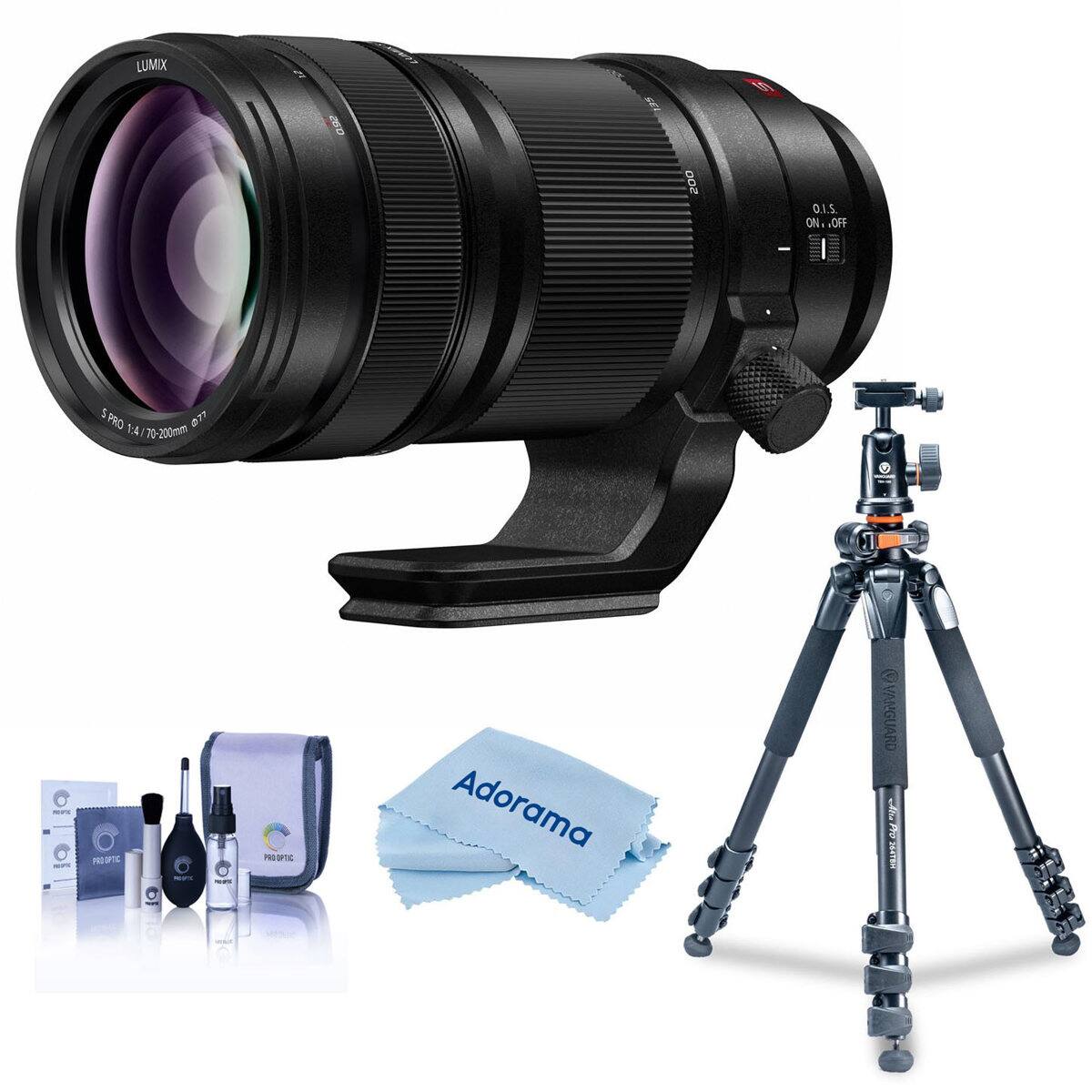 LUMIX  
OR  
10  
200  
O.I.S. ON, OFF  
S PRO 1:4 70-200mm 077  
NOT  
PROOPTIC  
PROOPTIC  
Adorama  
VANGUARD Alia Pro