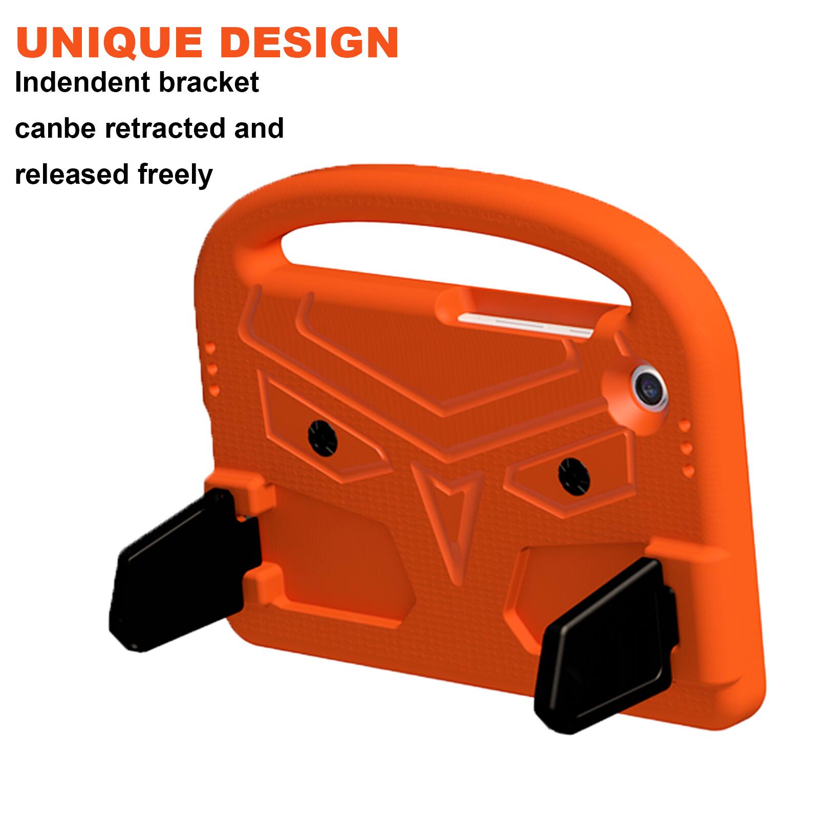 UNIQUE DESIGN  
Independent bracket can be retracted and released freely