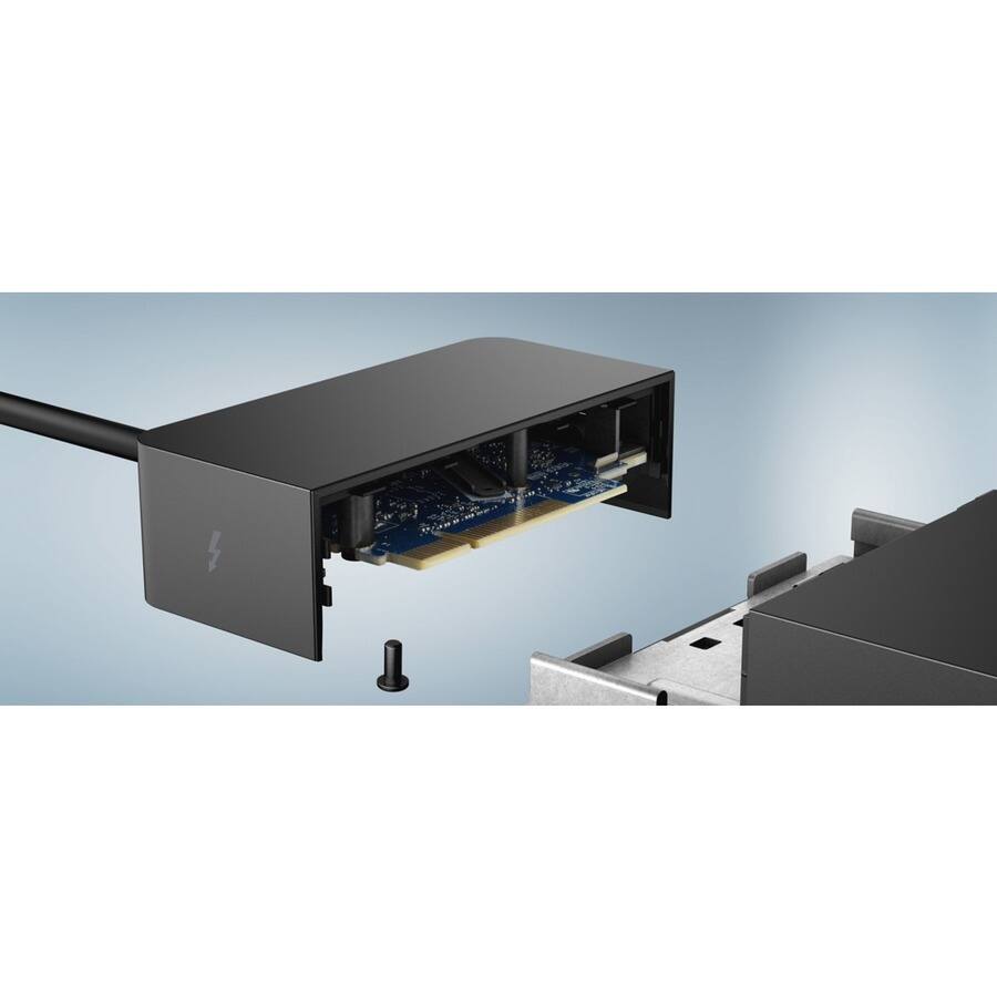 Alt View 3. Dell - Dell Thunderbolt Dock- WD19TB 130w Power Delivery - 180 W - Thunderbolt - Thunderbolt - Wired.