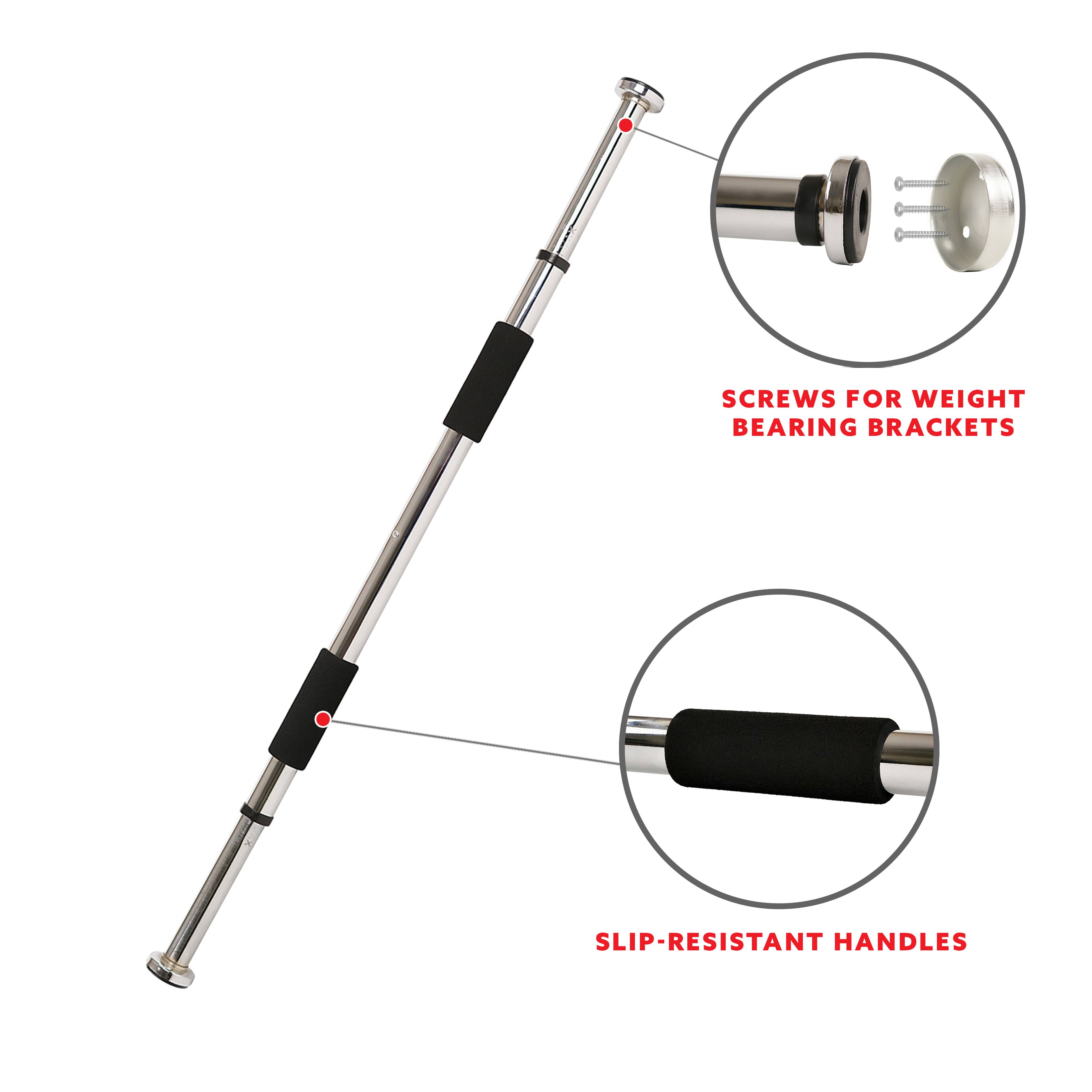 SCREWS FOR WEIGHT BEARING BRACKETS  
SLIP-RESISTANT HANDLES