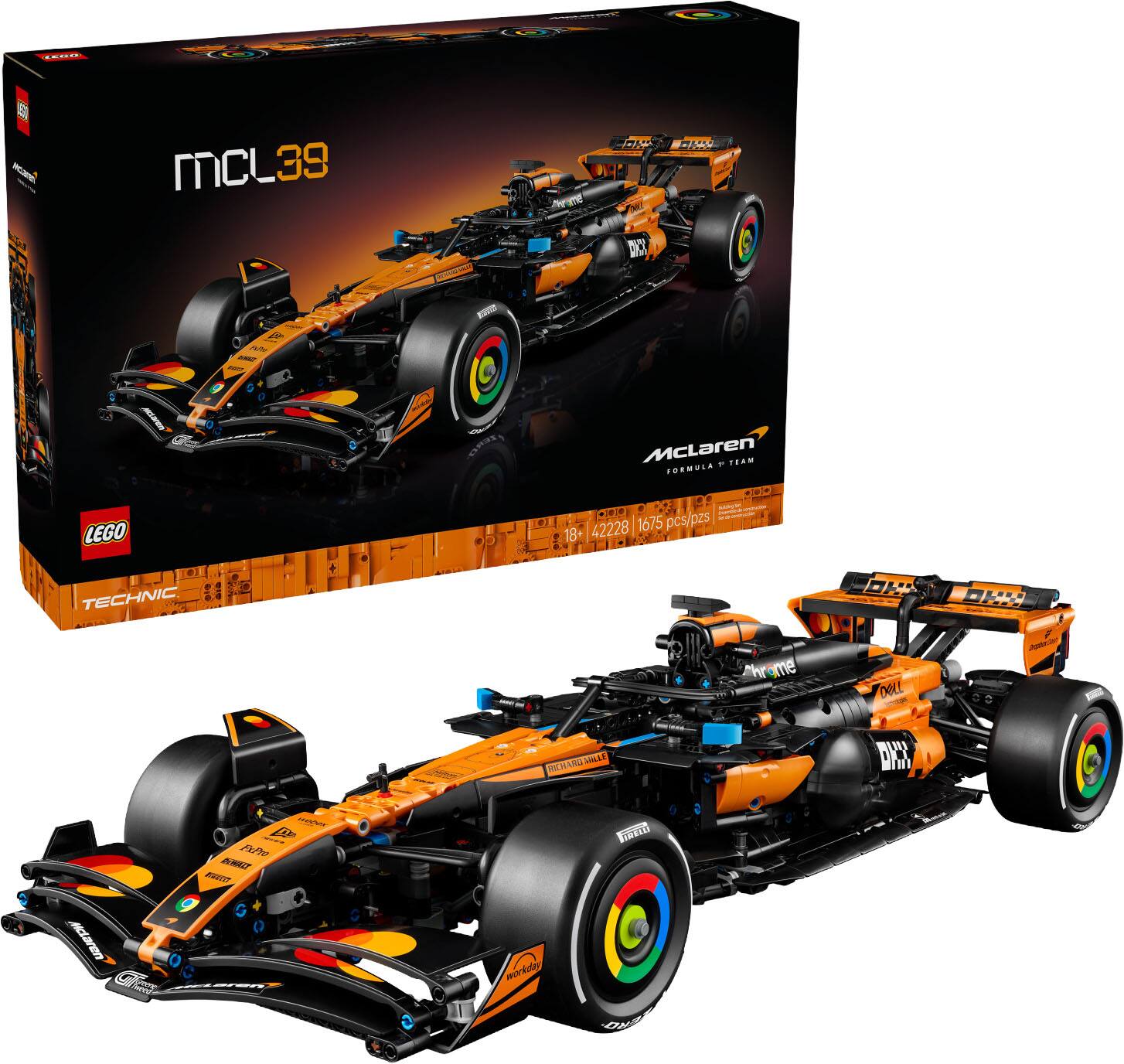 Technic McLaren MCL39 F1 Car Building Set - 42228