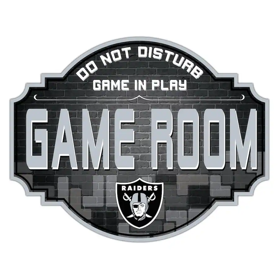 Fan Signa Fan Creations Las Vegas Raiders 12'' Game Room Tavern Sign Multicolor ...