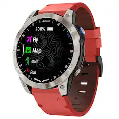 GARMIN 22 02 LIGHT 100% 20 Fly UP 16 A Map 1 MENU Golf 16 DOWN Run 14 10 START STOP - 90 - - 08 LAP BACK