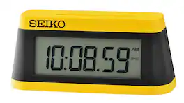 Seiko - Modern Marathon Alarm Clock - Black
