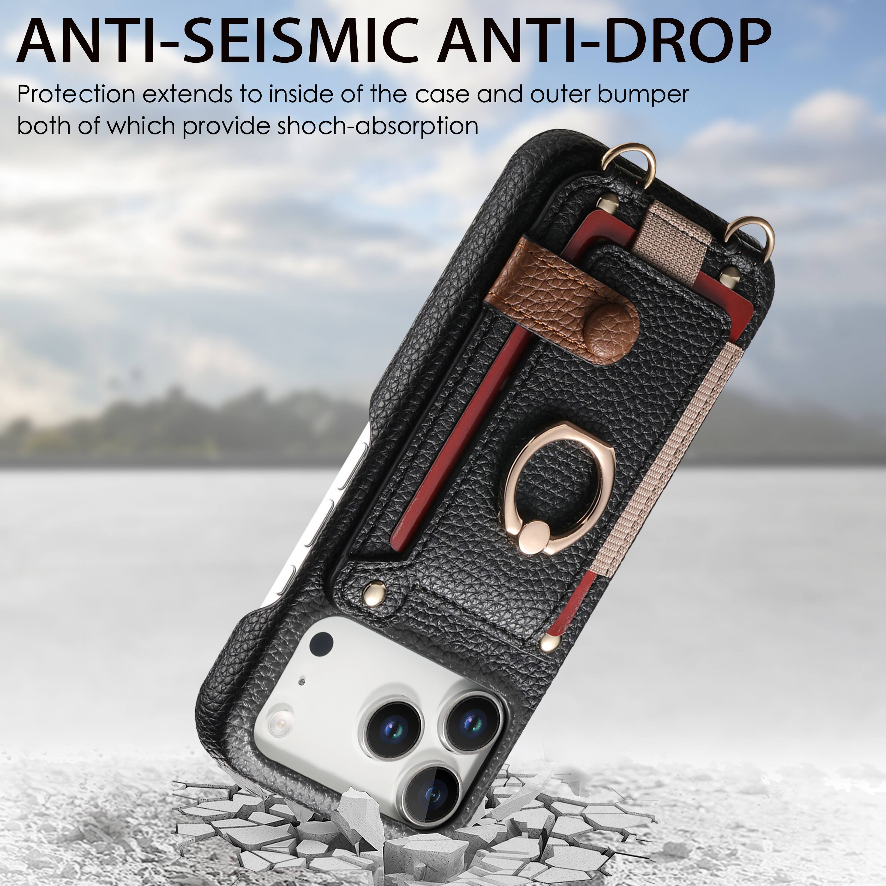 ANTI-SEISMIC ANTI-DROP

Protection extends to inside of the case and outer bumper both of which provide shock-absorption