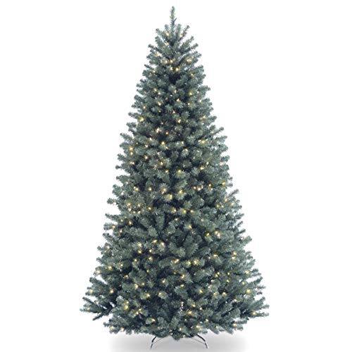Alt View 2. National Tree Company - National Tree Company 7.5 ft Pre-Lit North Valley Spruce Artificial - Blue.