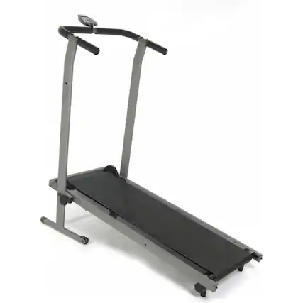 Front. Stamina Products - Stamina InMotion T900 Manual Treadmill Home Gym Cardio Exercise Foldable Machine - Black.