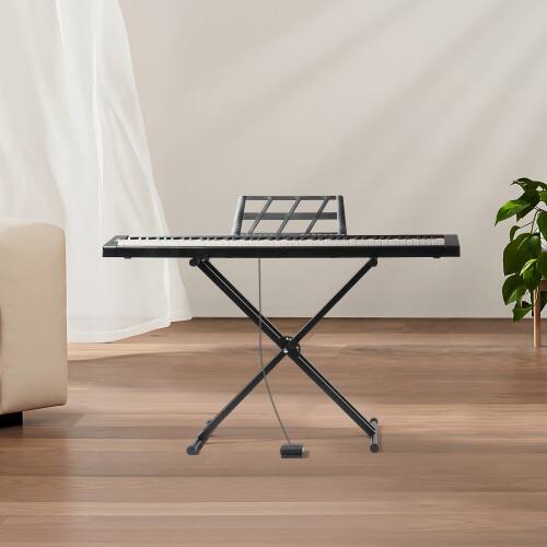 Alt View 1. Winado - 88 Key Keyboard Piano Digital Piano Keyboard, Electric Piano Set 200 Rhythm 70 Demo for Beginner - Black.