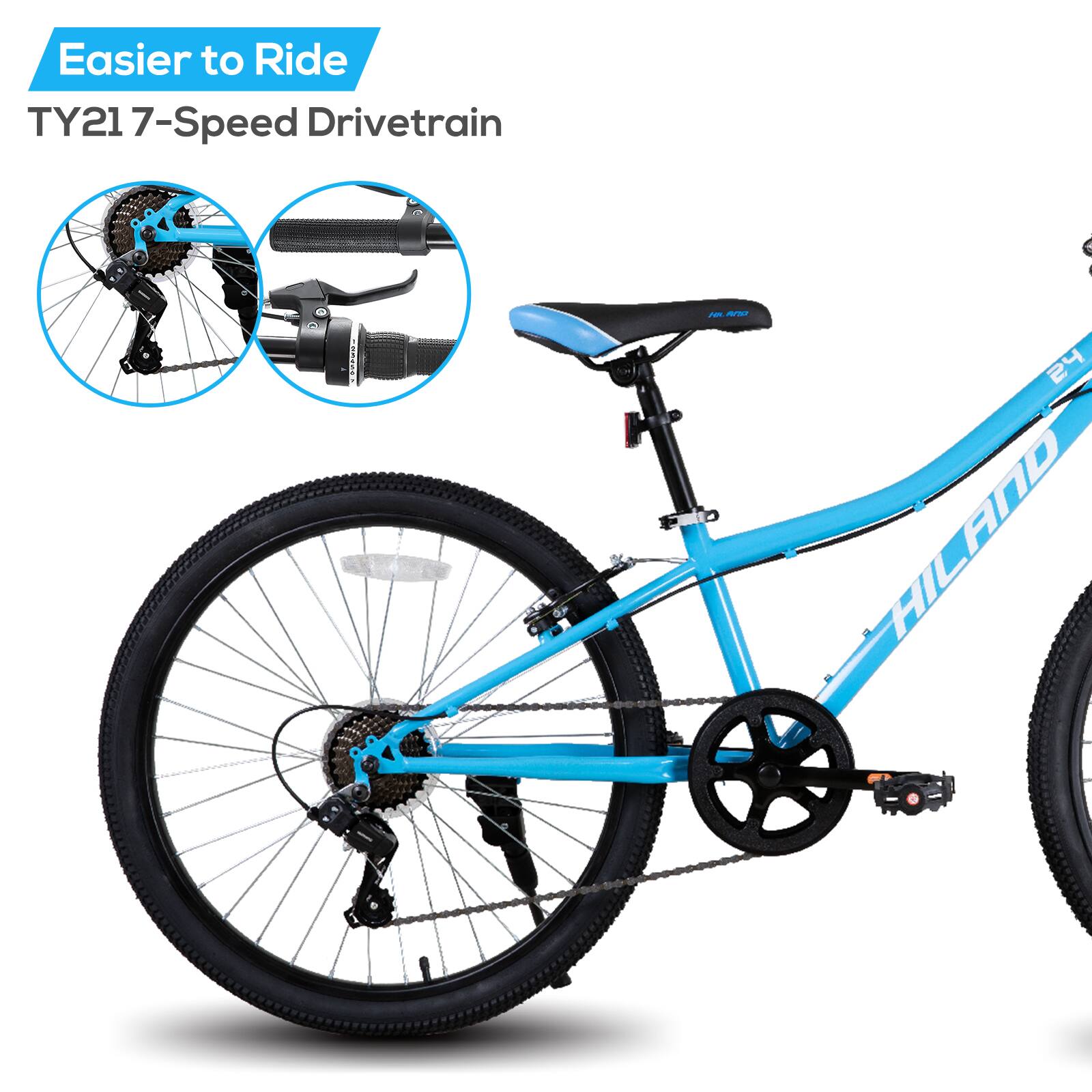 Easier to Ride  
TY21 7-Speed Drivetrain