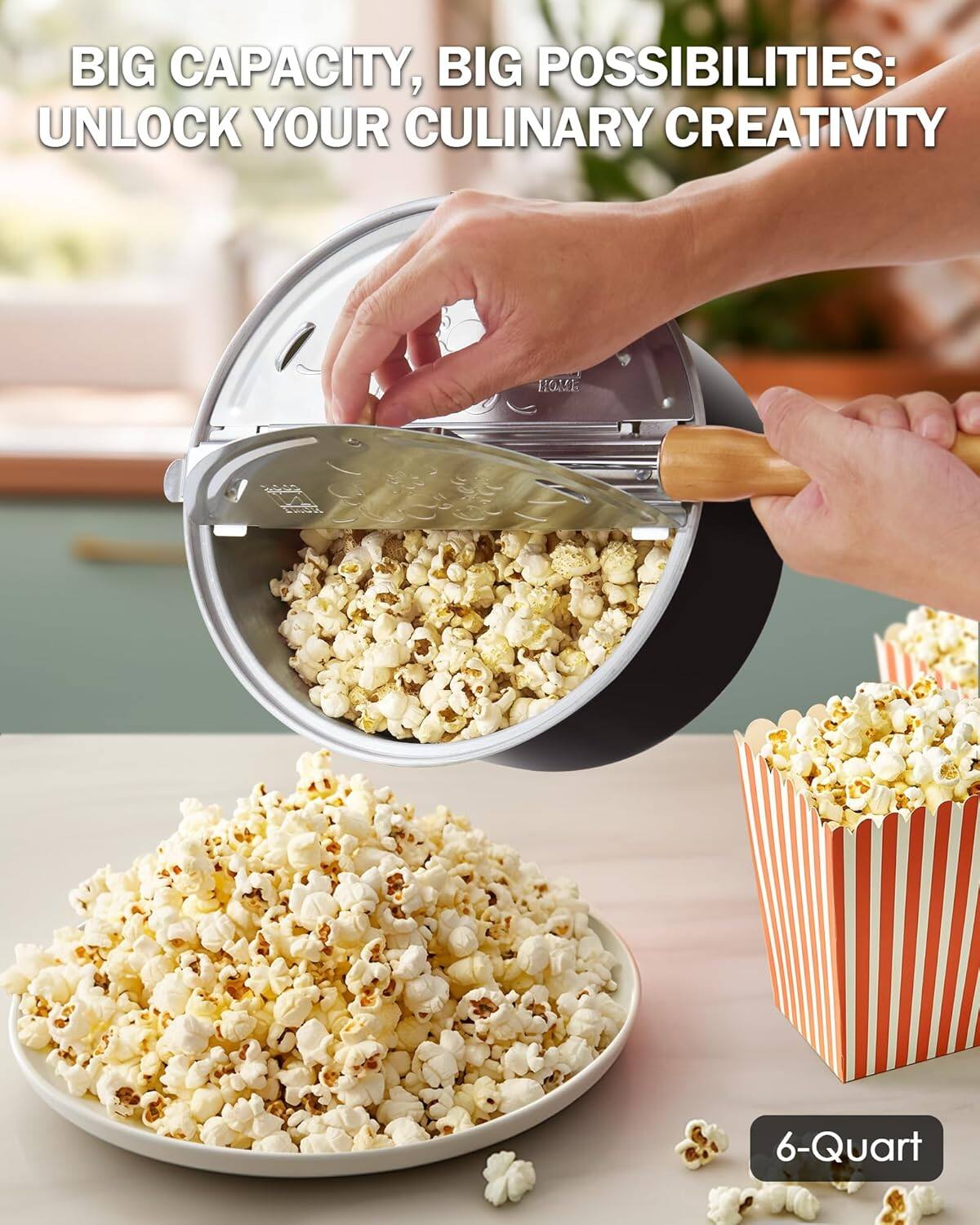 BIG CAPACITY, BIG POSSIBILITIES: UNLOCK YOUR CULINARY CREATIVITY

6-Quart