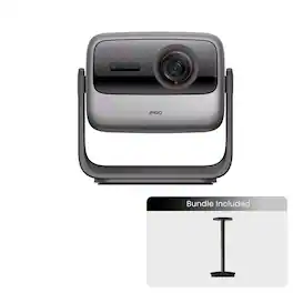 JmGO - N1S Ultimate 4K UHD Triple Laser Projector Google TV 3300 ISO Lumens Dolby Audio WiFi6 Home Cinema - Dark Gray