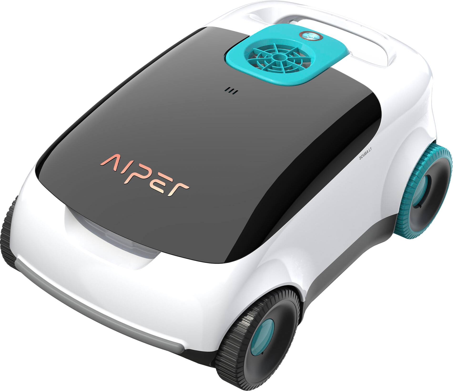 Aiper - Scuba L1 Cordless Robotic Pool Cleaner for Above-Ground Pools up to 1100sq.ft, Bumper Protection, Automatic Pool Vacuum - White