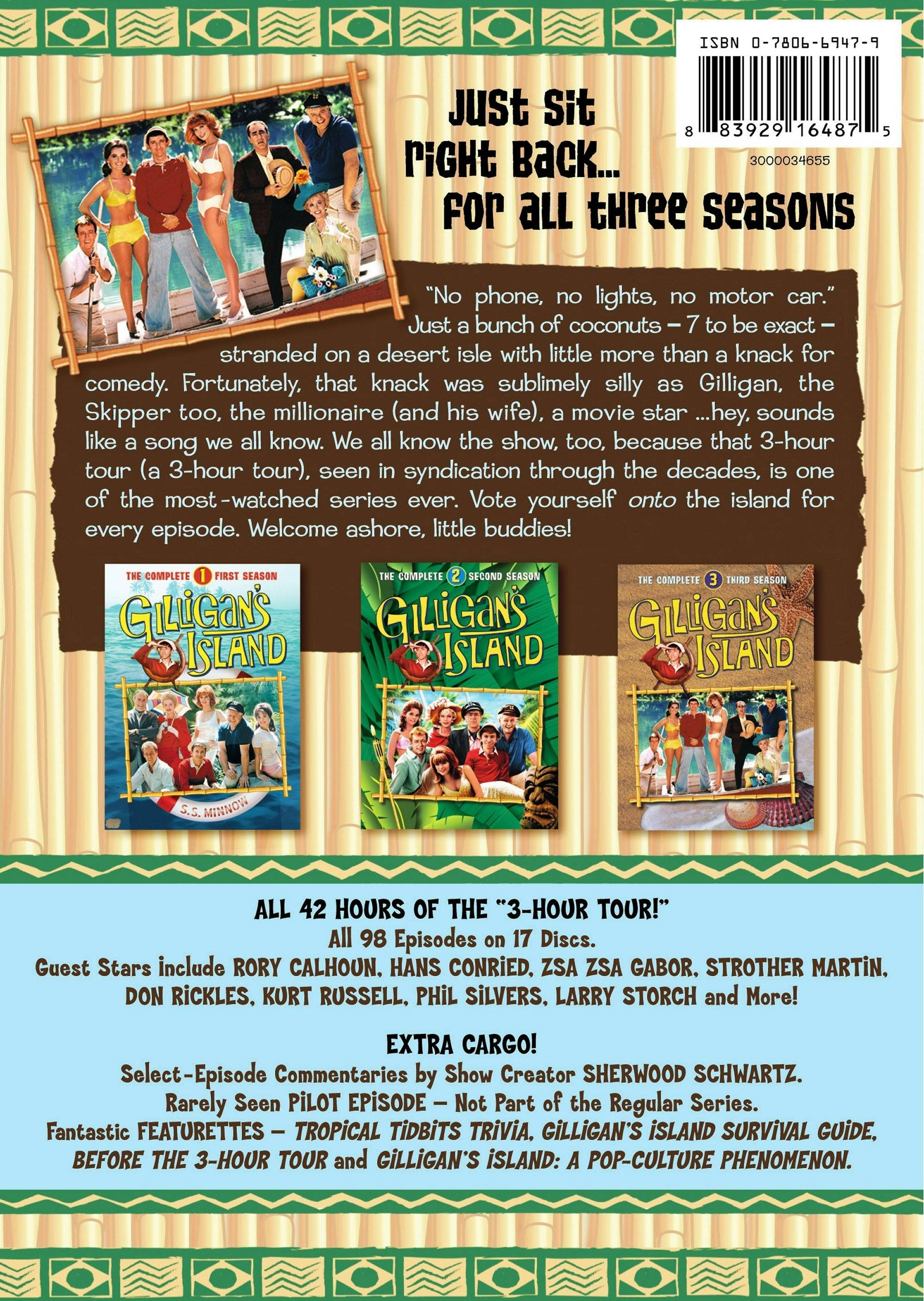 Back. Gilligan's Island: The Complete Series (Box Set) [DVD].