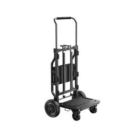 BLUETTI - Foldable 330lbs Trolley with 5" Swivel & 10" Pneumatic Wheels - Black