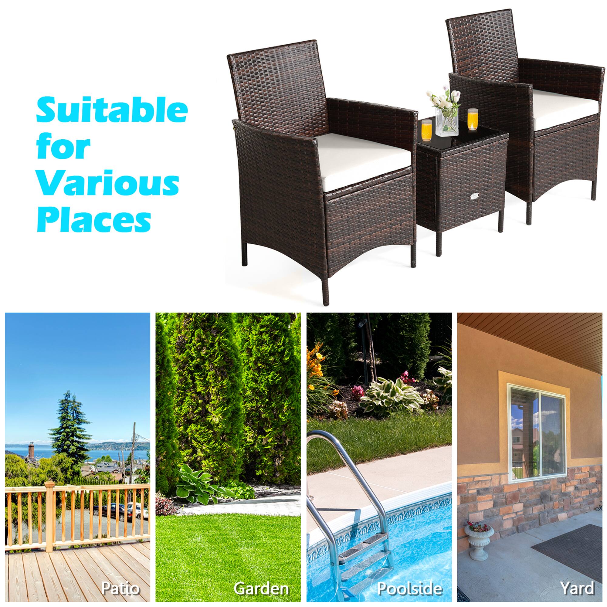 Suitable for Various Places

Patio
Garden
Poolside
Yard