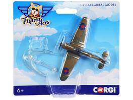 Hawker Hurricane Fighter Aircraft "RAF" "Flying Aces" Series Diecast Model by Corgi - Multi
