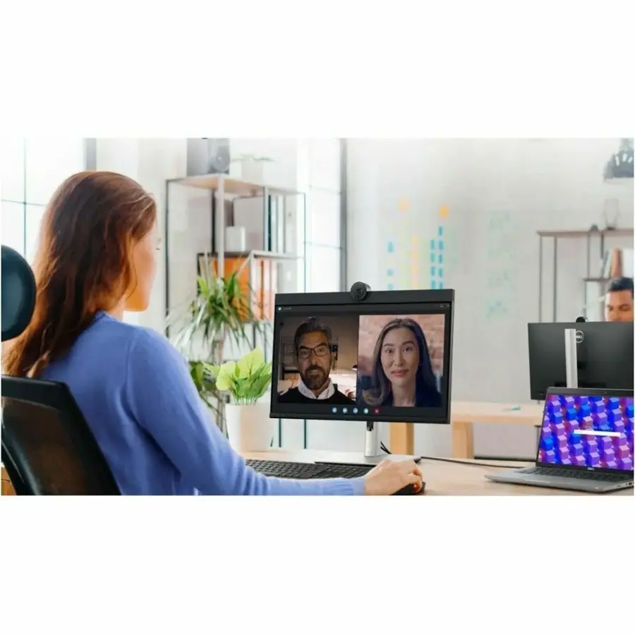 Alt View 40. Dell - 23.8" IPS LED FHD 75Hz Monitor (USB, HDMI) - Black, Silver.