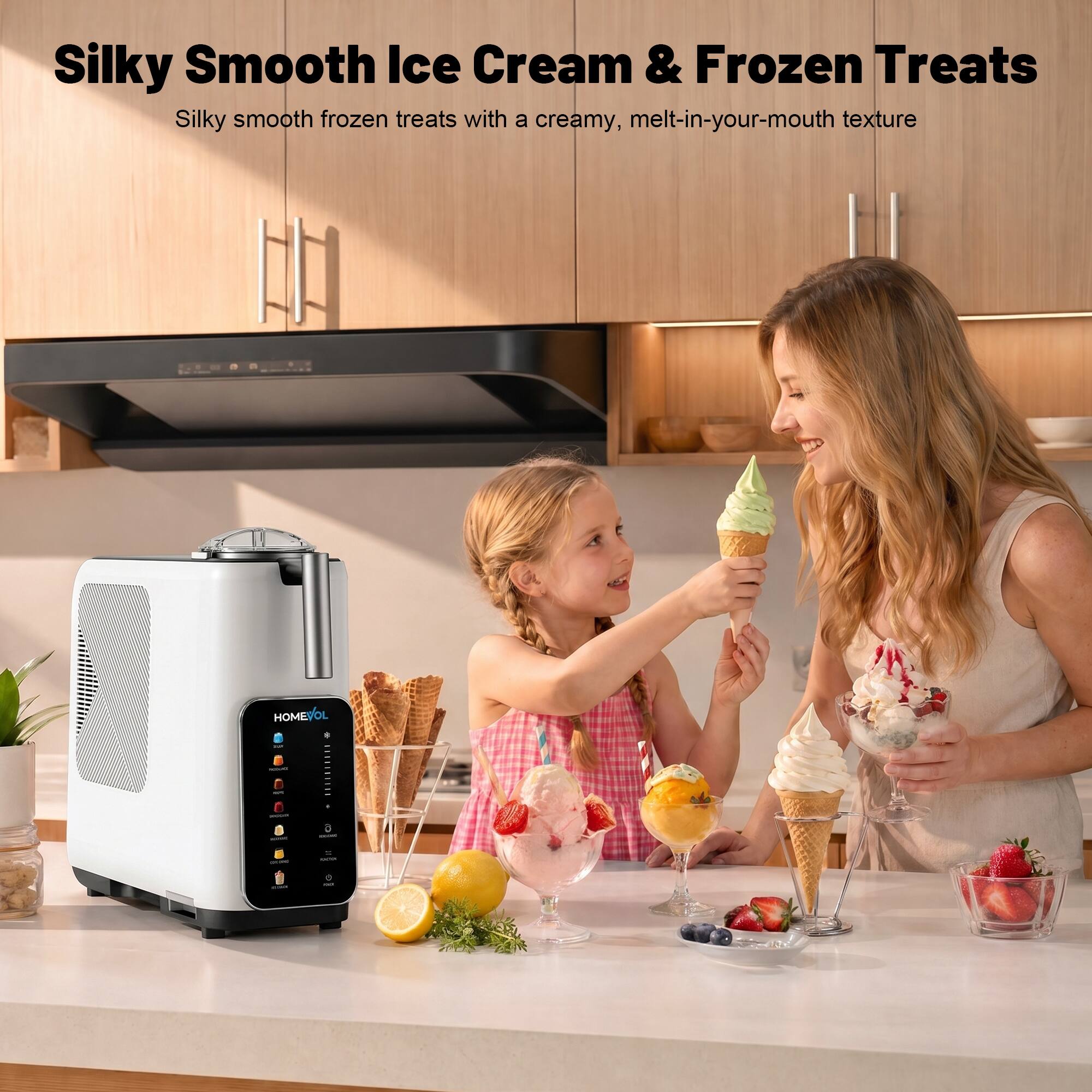 Silky Smooth Ice Cream & Frozen Treats  
Silky smooth frozen treats with a creamy, melt-in-your-mouth texture