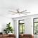 Left. Parrot Uncle - 72" Modern Silver LED Ceiling Fan with Remote Control and Aluminum Blades - Nickel.