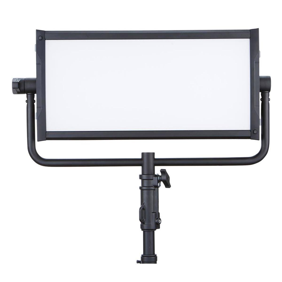 Alt View 4. Litepanels - Litepanels Gemini 2x1 Soft RGBWW LED Panel with Integrated Power Supply, Standard Yoke & US Power Cable.