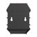 Alt View 6. Emma + Oliver - Set of 6 Solar Deck and Fence Lights, Decorative Outdoor Solar Powered Weatherproof Wall Mount Fence and Deck Lighting - Black.