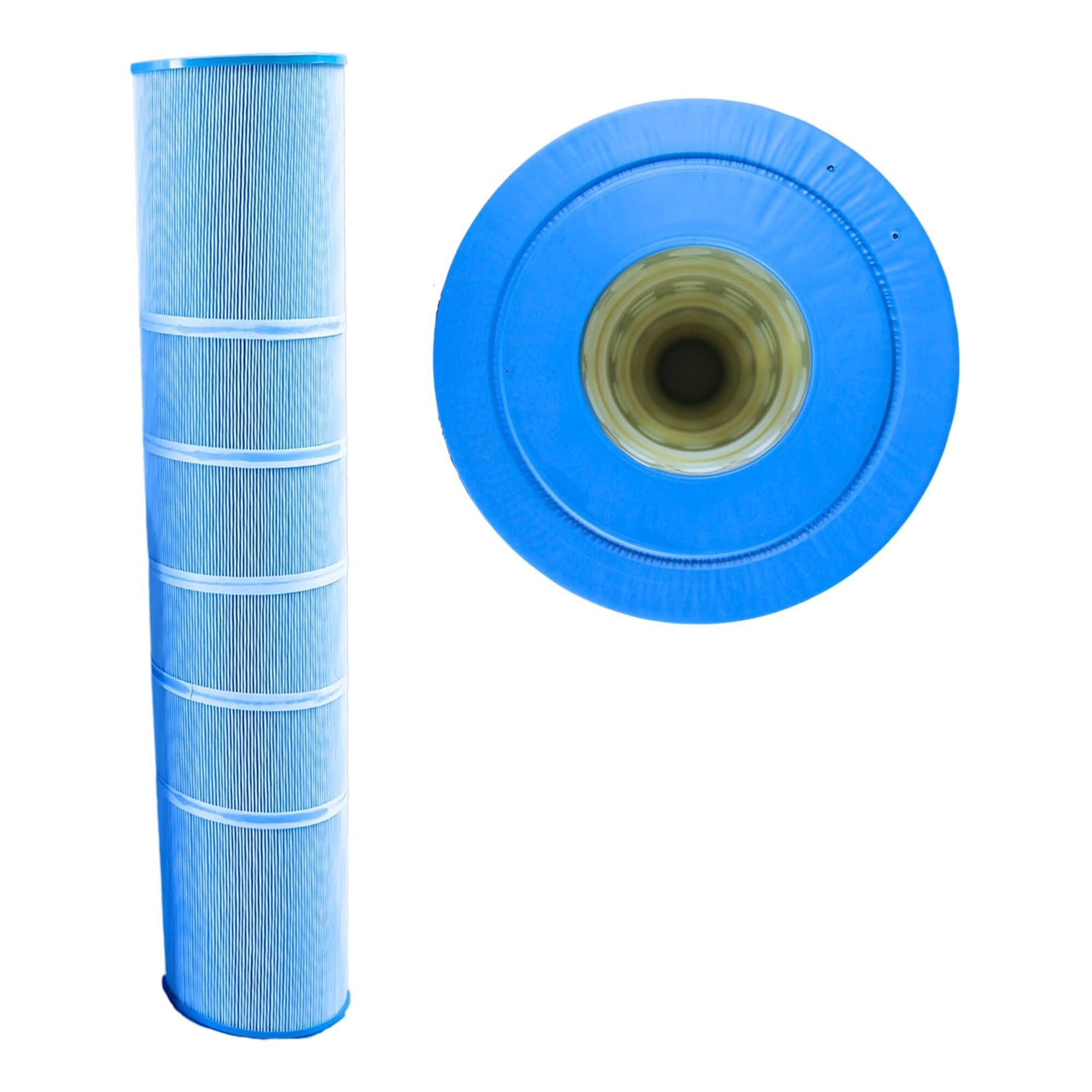 Front. Swimline - Swimline HYDROTOOLS Ultra Pool Replacement Cartridge Filter, 150 Sq. Ft., Blue.