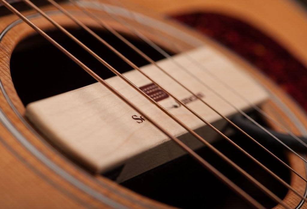 Left. Dazzling Pops - Sa-3sc Woody Sc Acoustic Soundhole Pickup - Magnetic Single Coil For Standard Steel String Guitars Maple - Default.