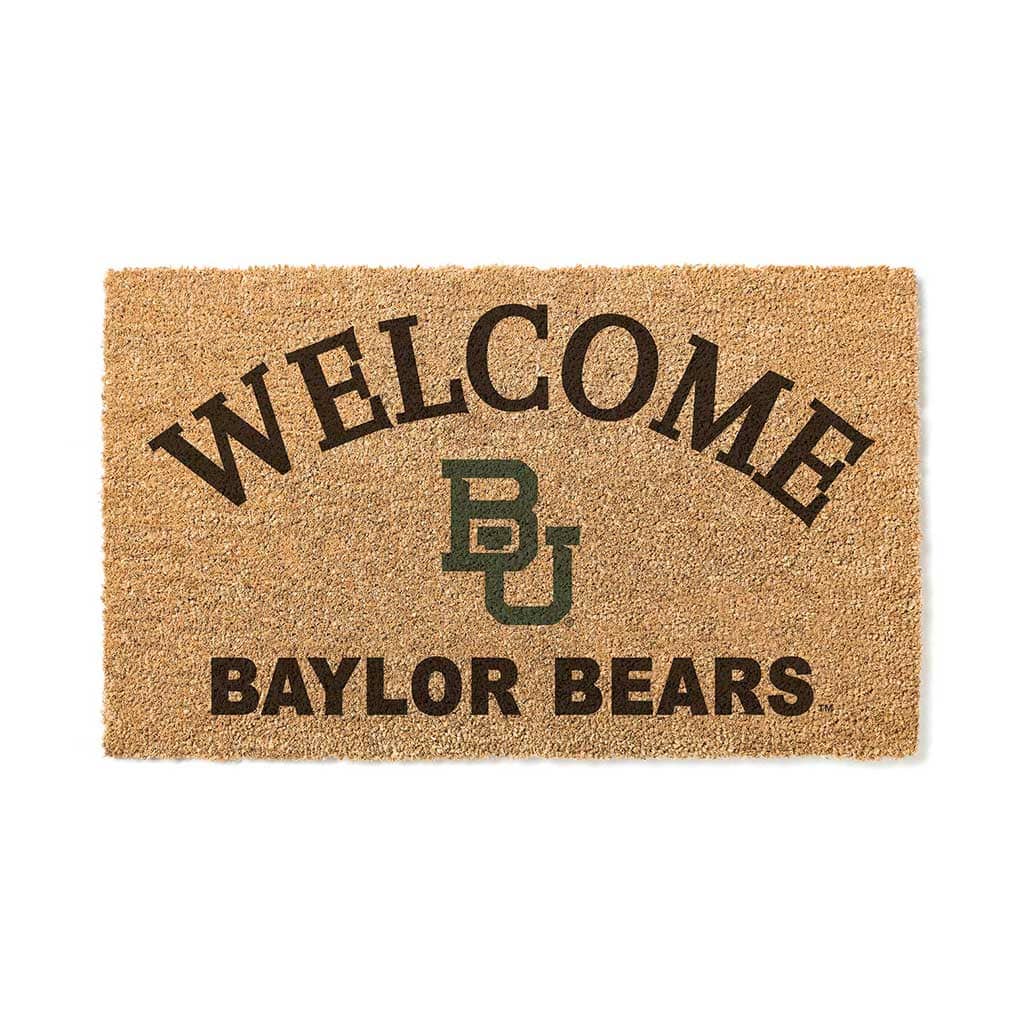 Photos - Area Rug Jardine - Baylor Bears 18" x 34" Welcome Coir Doomat - Brown 202456345