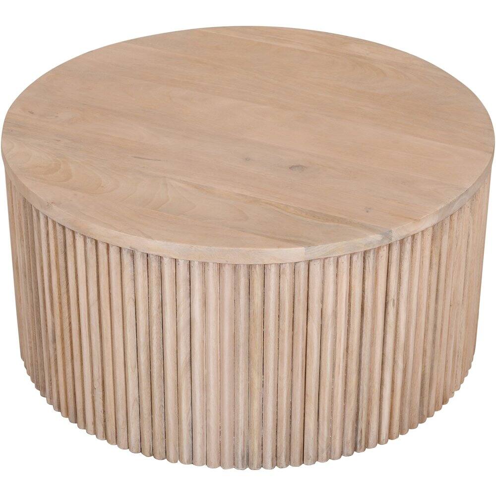 Alt View 3. Meridian Furniture - Oakhill Natural Coffee Table - Brown.