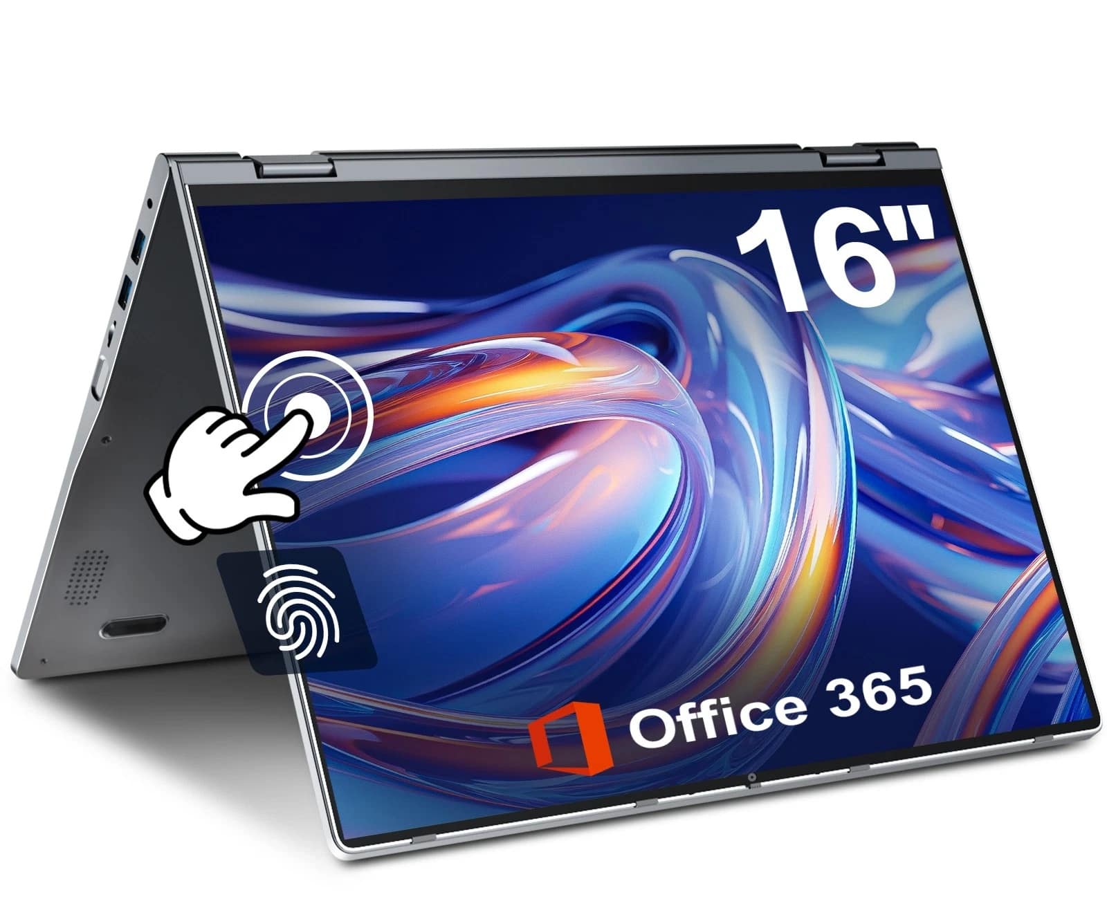 Jumper - 16 inch Touchscreen Laptop-Intel Celeron - 4GB Memory -256GB Storage - Gray