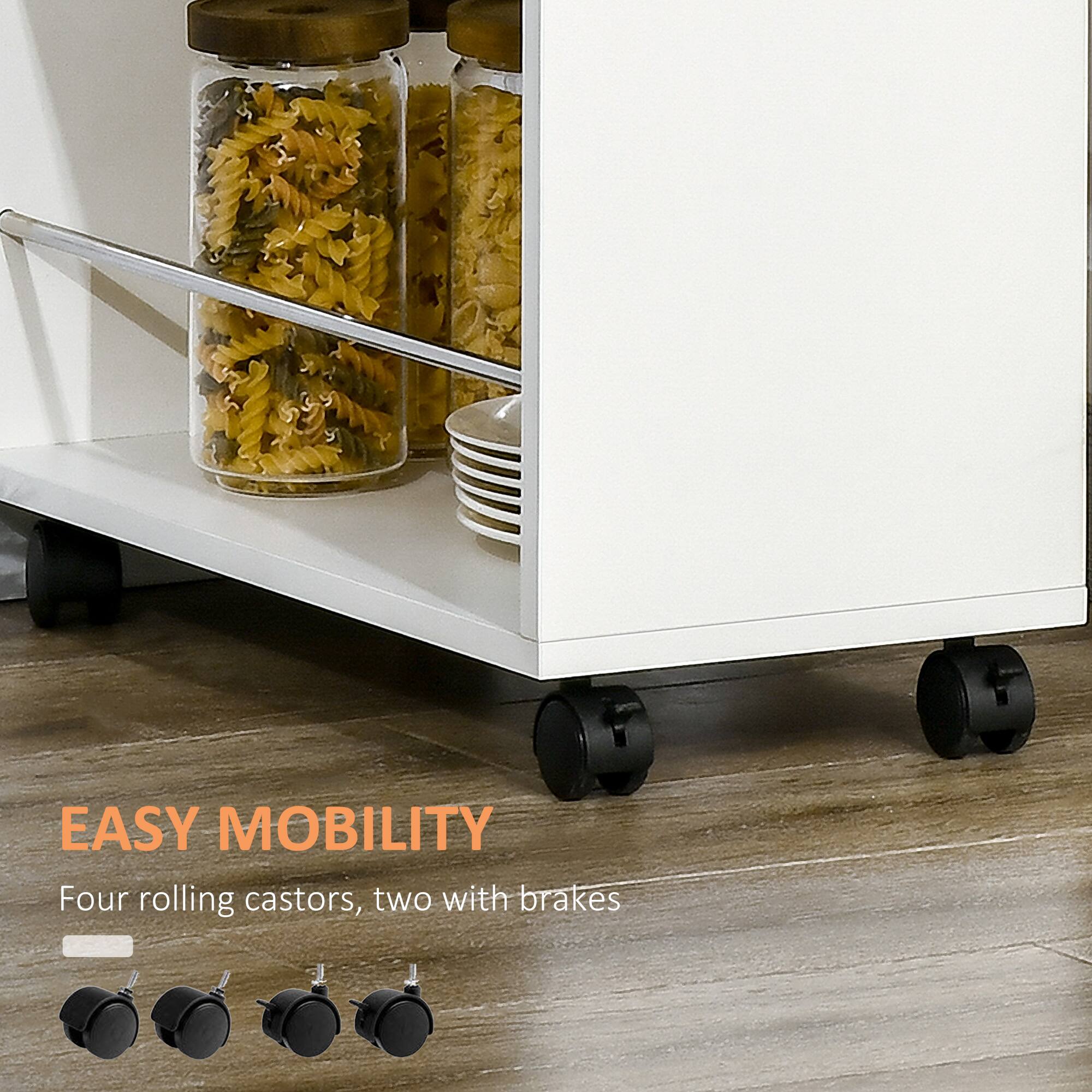 EASY MOBILITY  
Four rolling castors, two with brakes