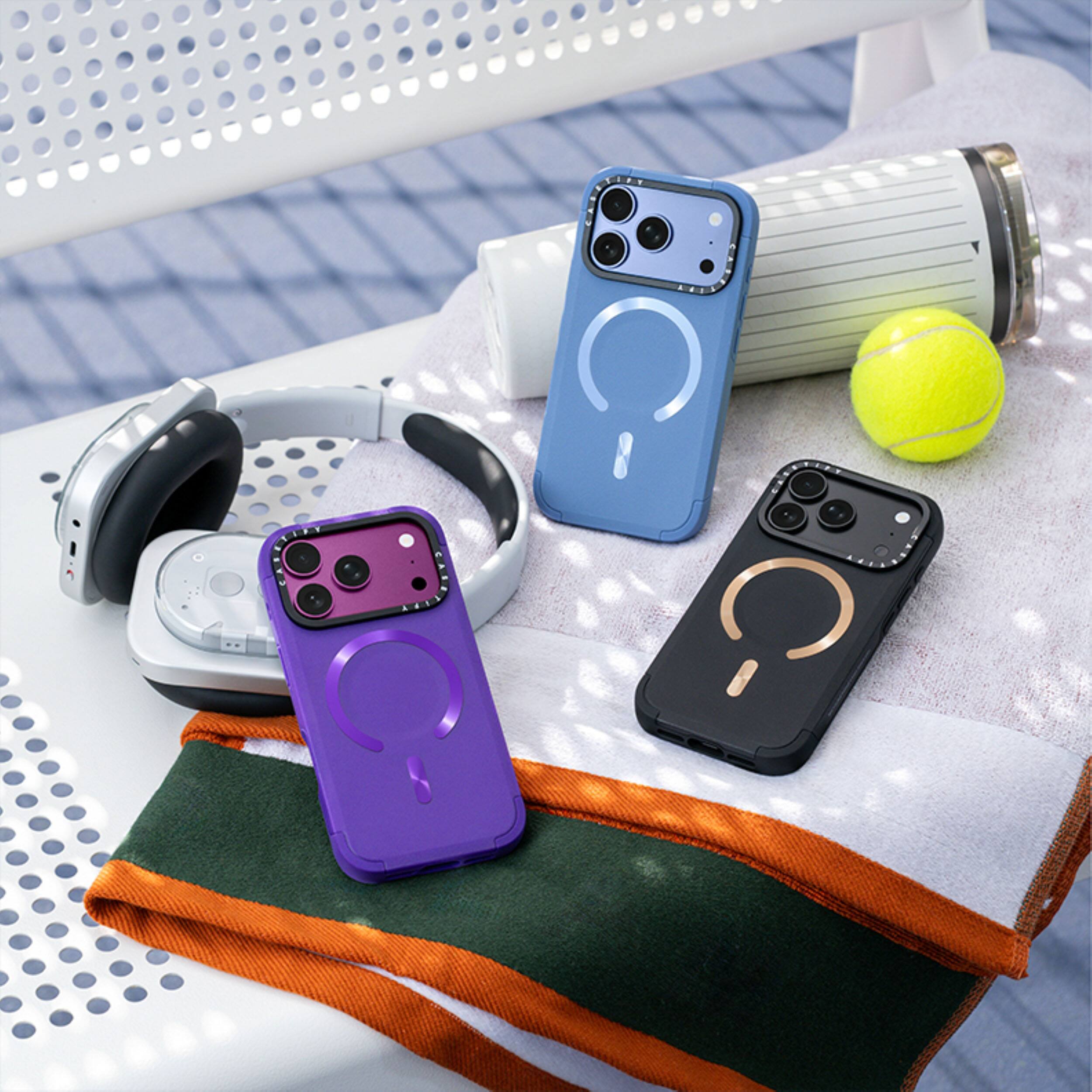 Alt View 5. CASETiFY - Force Case MagSafe Compatible for Apple iPhone 18 Pro and 17 Pro Devices - Forest.
