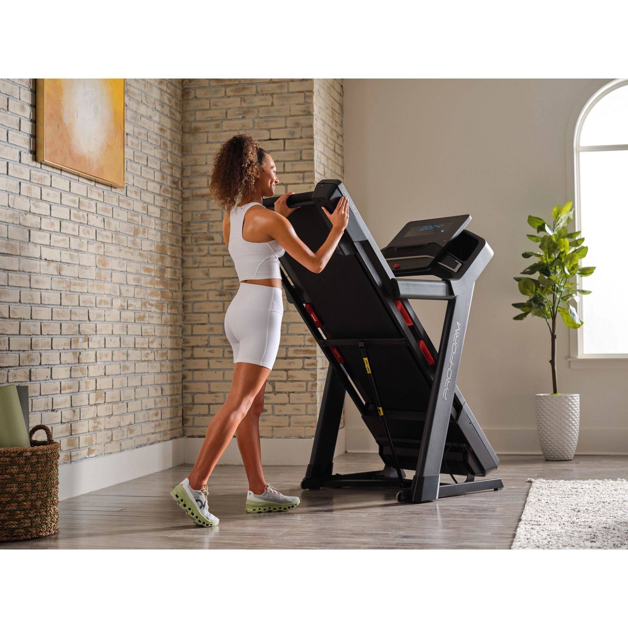 Alt View 8. ProForm - ProForm Carbon TLX Treadmill - Black.