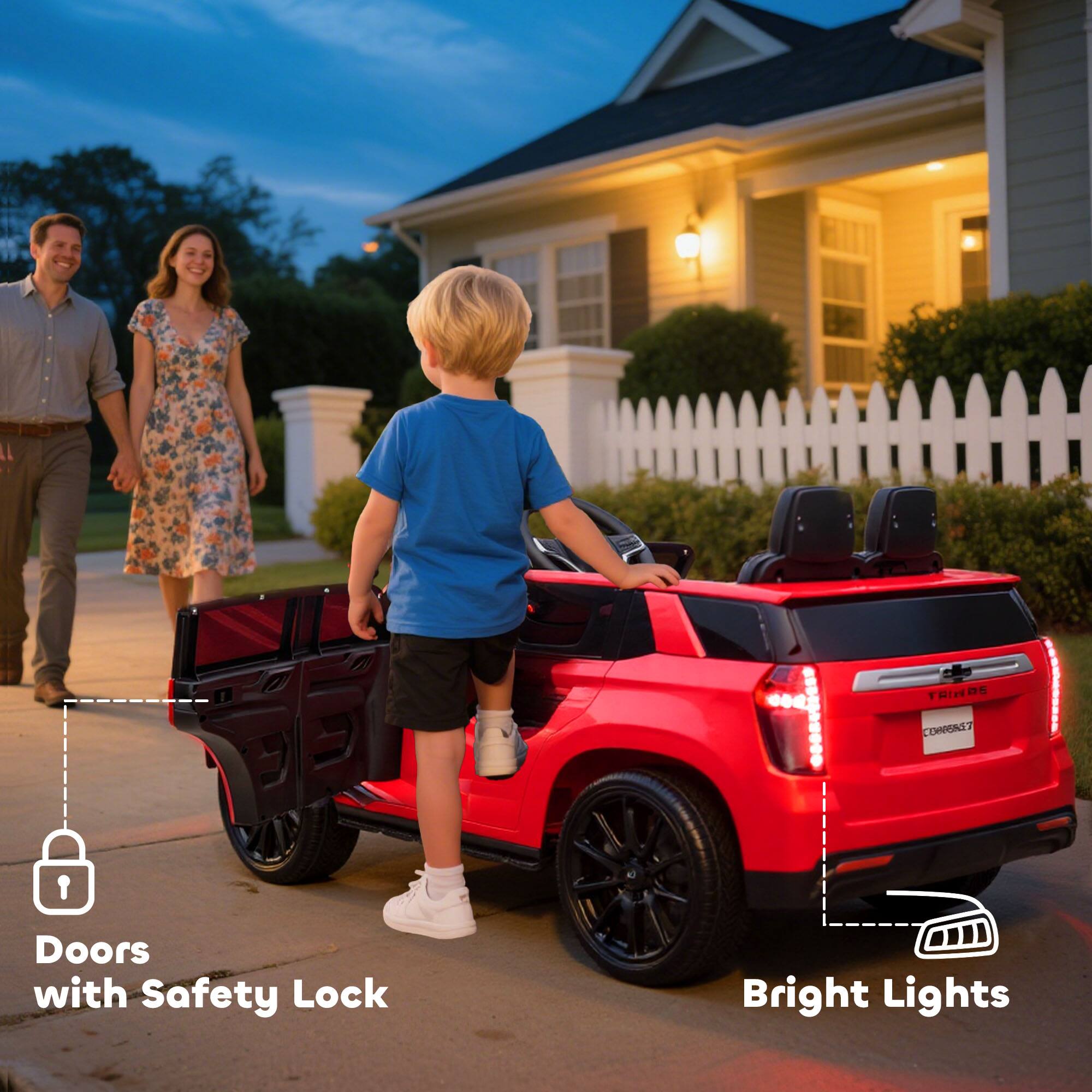 TRITDE CONENE 1 Doors with Safety Lock Bright Lights