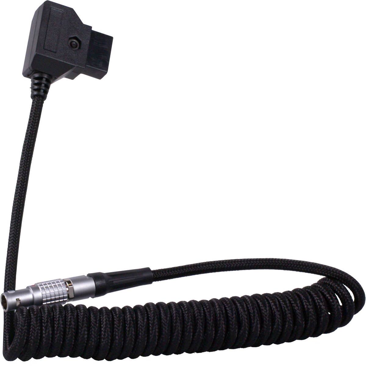 Front. Blackhawk Cables - Blackhawk Cables 12-24" D-Tap to LEMO 2-Pin 0B Male Coiled Power Cable, Red.