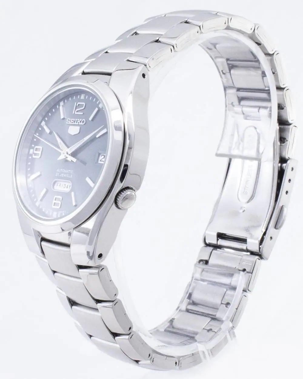 SEIKO  
12 SEIKO 9 - AUTOMATIC  
21 JEWELS  
FRIDAY  
STAINLESS STEEL