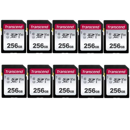 Transcend 256GB SDXC I 10 S V30 3